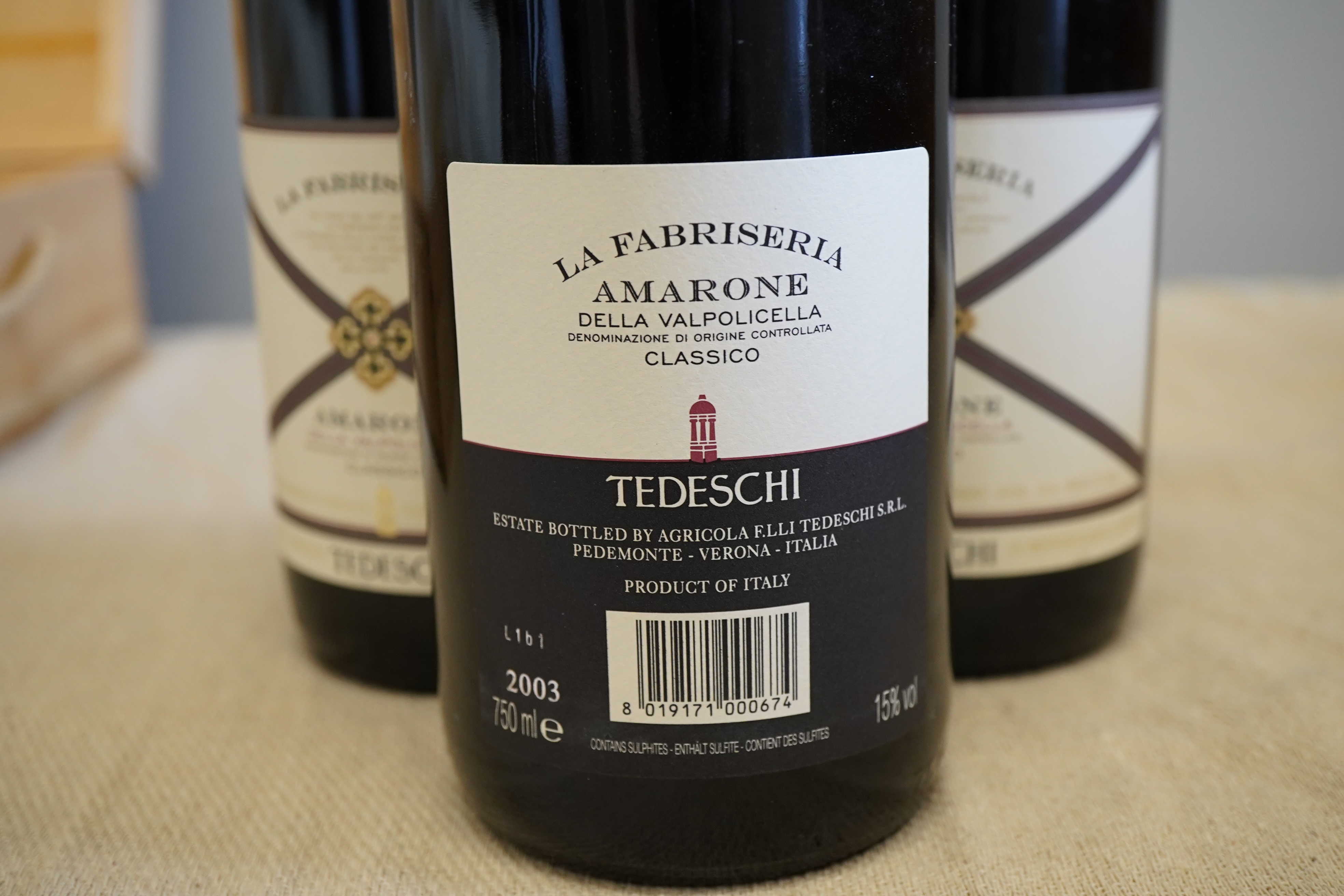 Tedeschi, Amarone della Valpolicella Classico Fabriseria, 2003